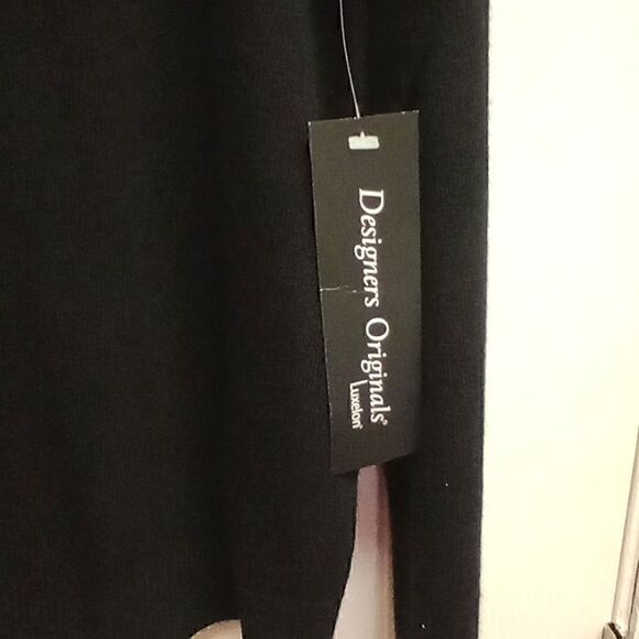 ❄️Designers Originals XL WOMEN'S LONG SLEEVE NWT Black sweater - Picture 4 of 7